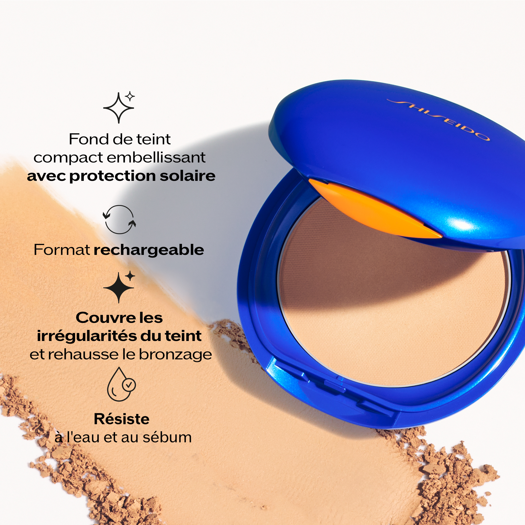 UV Protective Compact Foundation SPF30, MEDIUM BEIGE